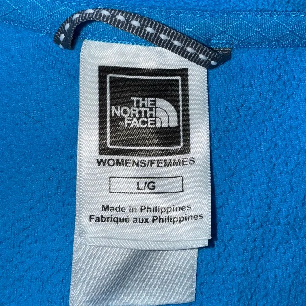 The North Face Vibrant Blue Fleece Pullover sz L - Picture 4 of 6